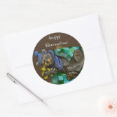 Happy Hibernnnation Cudly Beer Stickers (Envelop)