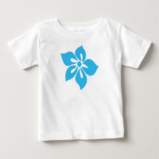 Happy Hibiscus Baby-T-shirt (Voorkant)