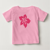 Happy Hibiscus Baby-T-shirt (Voorkant)