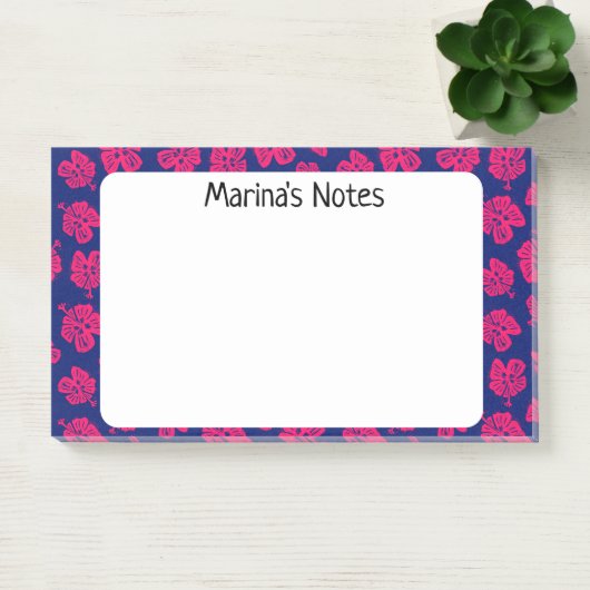 Happy Hibiscus Flower Persoonlijke Post-it® notes (Kantoor)