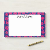 Happy Hibiscus Flower Persoonlijke Post-it® notes (Op bureau)