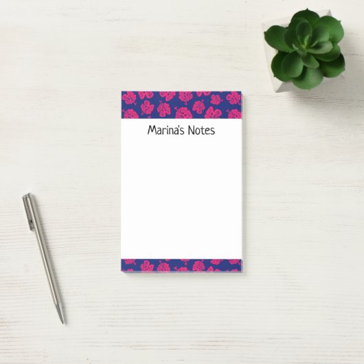 Happy Hibiscus Flower Persoonlijke Post-it® notes (Kantoor)
