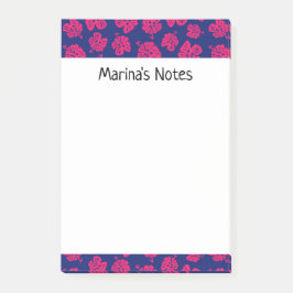 Happy Hibiscus Flower Persoonlijke Post-it® notes