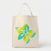 Happy Hibiscus Grocery Tas (Voorkant)
