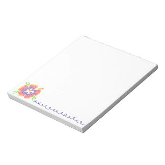 Happy Hibiscus Notepad Notitieblok