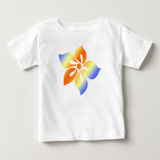Happy Hibiscus Peuter T-shirt (Voorkant)