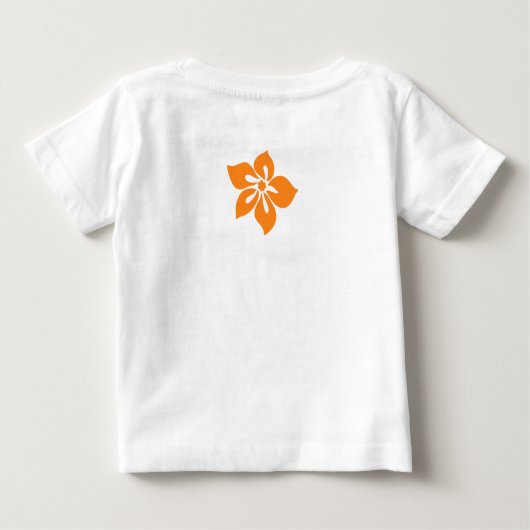 Happy Hibiscus Peuter T-shirt (Achterkant)