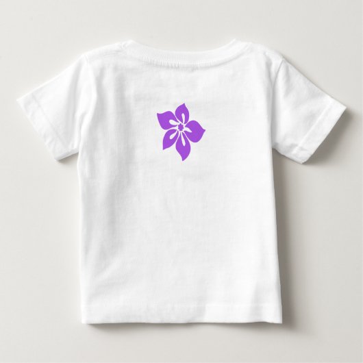 Happy Hibiscus Peuter T-shirt (Achterkant)
