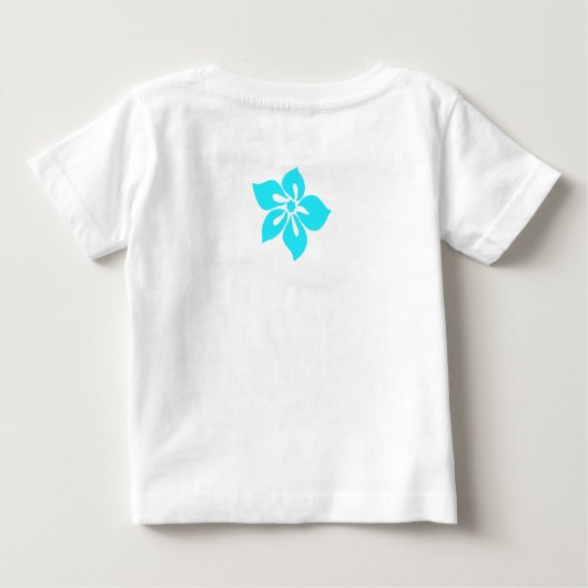 Happy Hibiscus Peuter T-shirt (Achterkant)