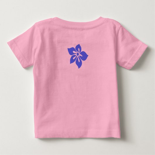 Happy Hibiscus Peuter T-shirt (Achterkant)
