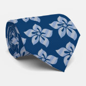 Happy Hibiscus Stripe Hawaiian Stropdas (Opgerold)