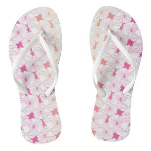 Happy HIbiscus Teenslippers