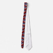 Happy Hibiscus USA Necktie Stropdas (Achterkant)