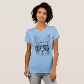 Happy Hip Hop Pasen Schattige Grappig Vrouwen Basi T-shirt (Voorkant volledig)