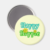 Happy Hippie Magneet (Voorkant / Achterkant)