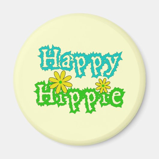 Happy Hippie Magneet (Voorkant)