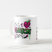 Happy Hippie Marion 3 Koffiemok (Voorkant links)