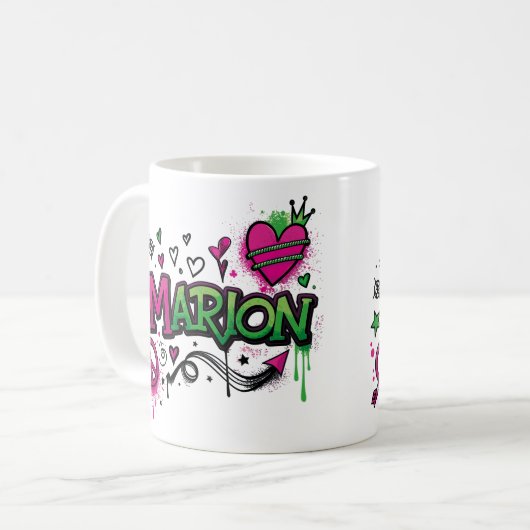 Happy Hippie Marion 3 Koffiemok (Voorkant links)