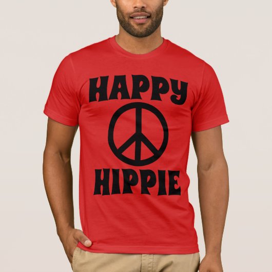 HAPPY HIPPIE T-SHIRTS (Voorkant)