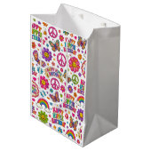 Happy Hippie Verjaardag cadeautas (Voorkant Gekanteld)