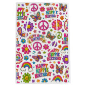Happy Hippie Verjaardag cadeautas (Voorkant)