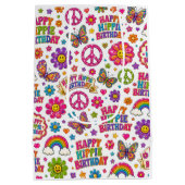 Happy Hippie Verjaardag cadeautas (Achterkant)