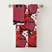 Happy Hippo Bad Handdoek (Insitu)