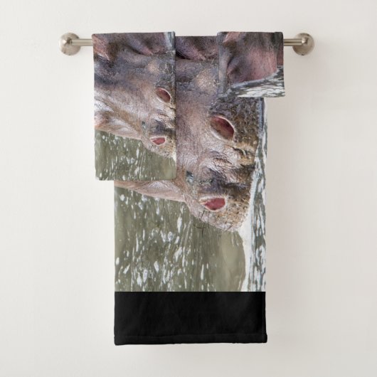 Happy Hippo Bad Handdoek (Insitu)