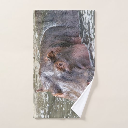 Happy Hippo Bad Handdoek (Handdoek)