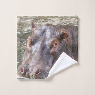 Happy Hippo Bad Handdoek