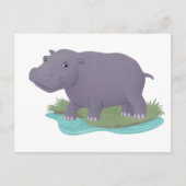 Happy Hippo Briefkaart (Voorkant)