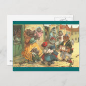 Happy Hippo Briefkaart (Voorkant / Achterkant)