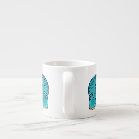 Happy Hippo Espresso Kop (Achterkant)