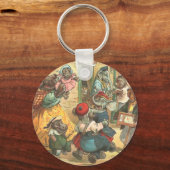 Happy Hippo familie Sleutelhanger (Voorkant)