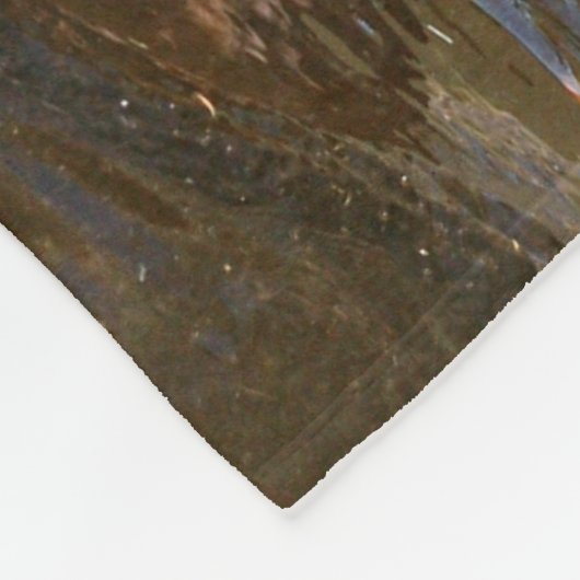 Happy hippo fleece deken (Hoek)