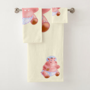 Happy Hippo Grappige Badhanddoeken Bad Handdoek