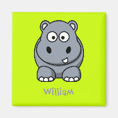 Happy hippo magneet (Voorkant)