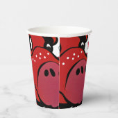 Happy Hippo Papieren Bekers (Rechts)