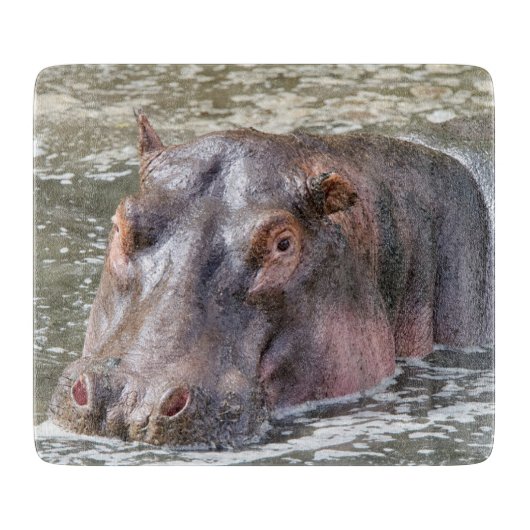 Happy Hippo Snijplank (Voorkant)