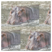 Happy Hippo Stof (Close Up)
