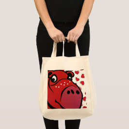 Happy Hippo Tote Bag
