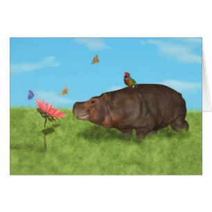 Happy Hippo, ventilator, Butterflies