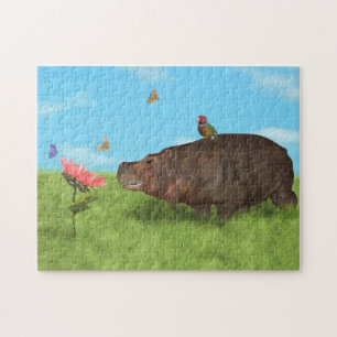 Happy Hippo, ventilator, Butterflies Legpuzzel