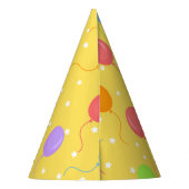 Happy Hippo Verjaardagsfeestje Pet Feesthoedjes (Achterkant)