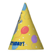 Happy Hippo Verjaardagsfeestje Pet Feesthoedjes (Rechts)