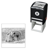 Happy Hippo Zelfinktende Stempel (In situ)