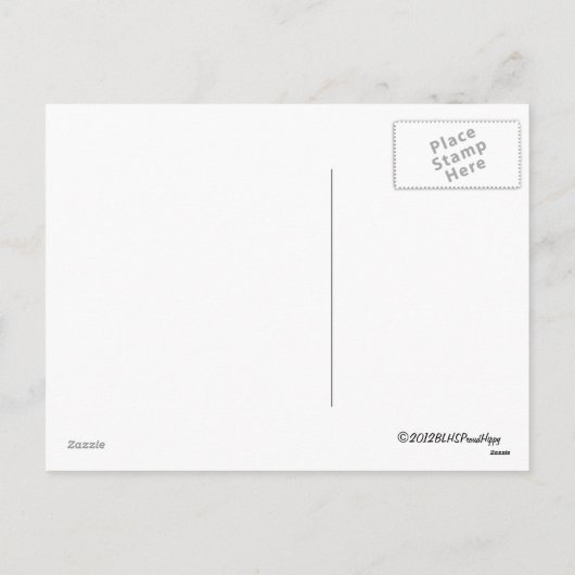 Happy Hippy Christmas Briefkaart. Feestdagenkaart (Achterkant)