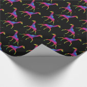 Happy Hippy Giraffe Cadeaupapier (Hoek)