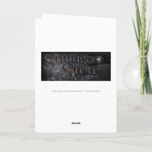 Happy Hipster Mozart Grappige Bril Kaart (Achterkant)