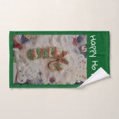 Happy HO HO Cookie Hand Towel Handdoek (Handdoek)